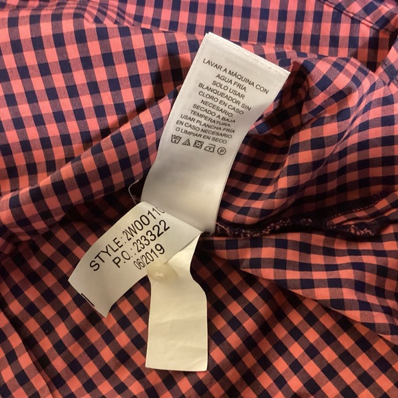 Vineyard Vines Classic Womens checked button down shirt size 16 - Picture 9 of 10